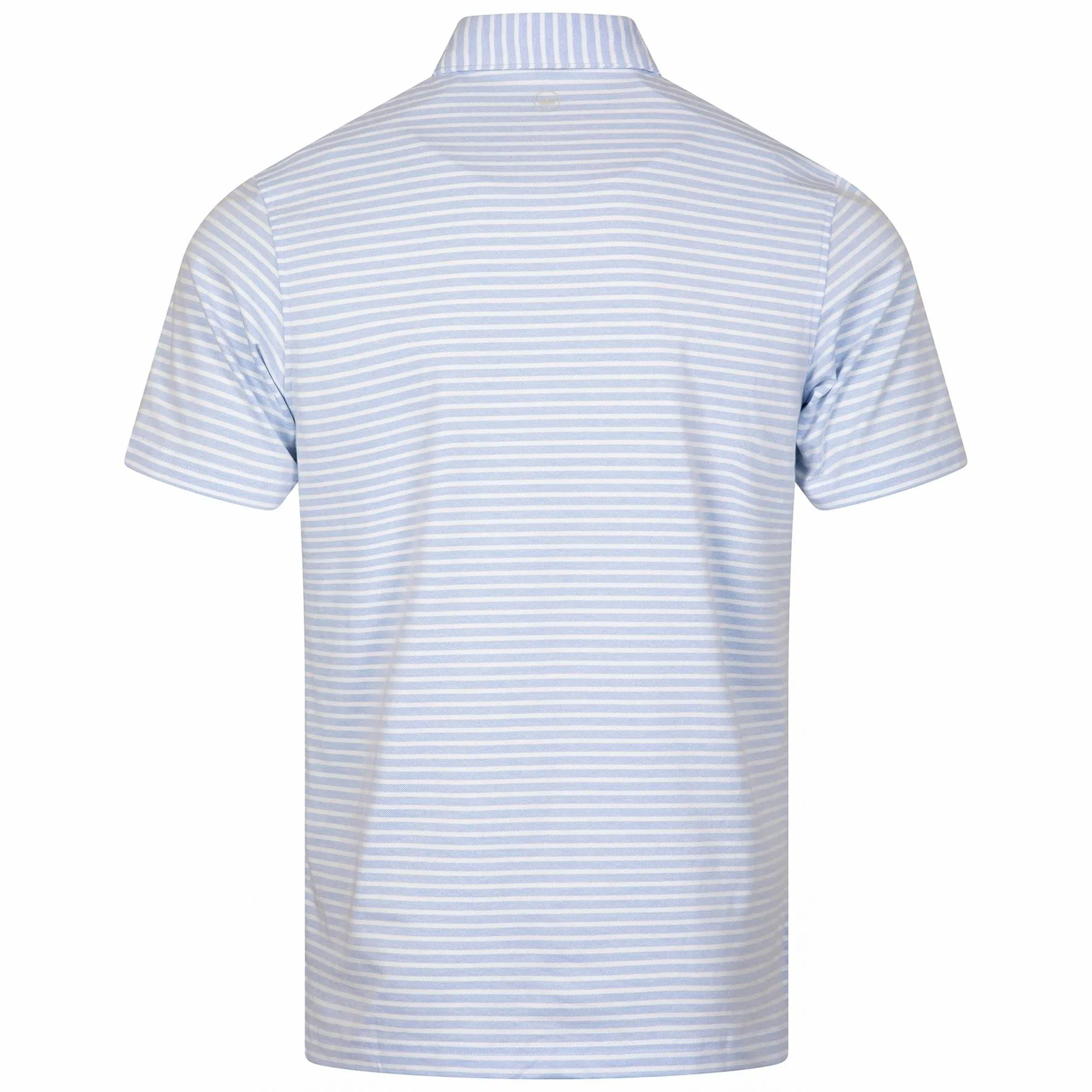Albatross Cotton Blend Stripe Pique Polo Regatta Blue - SS24