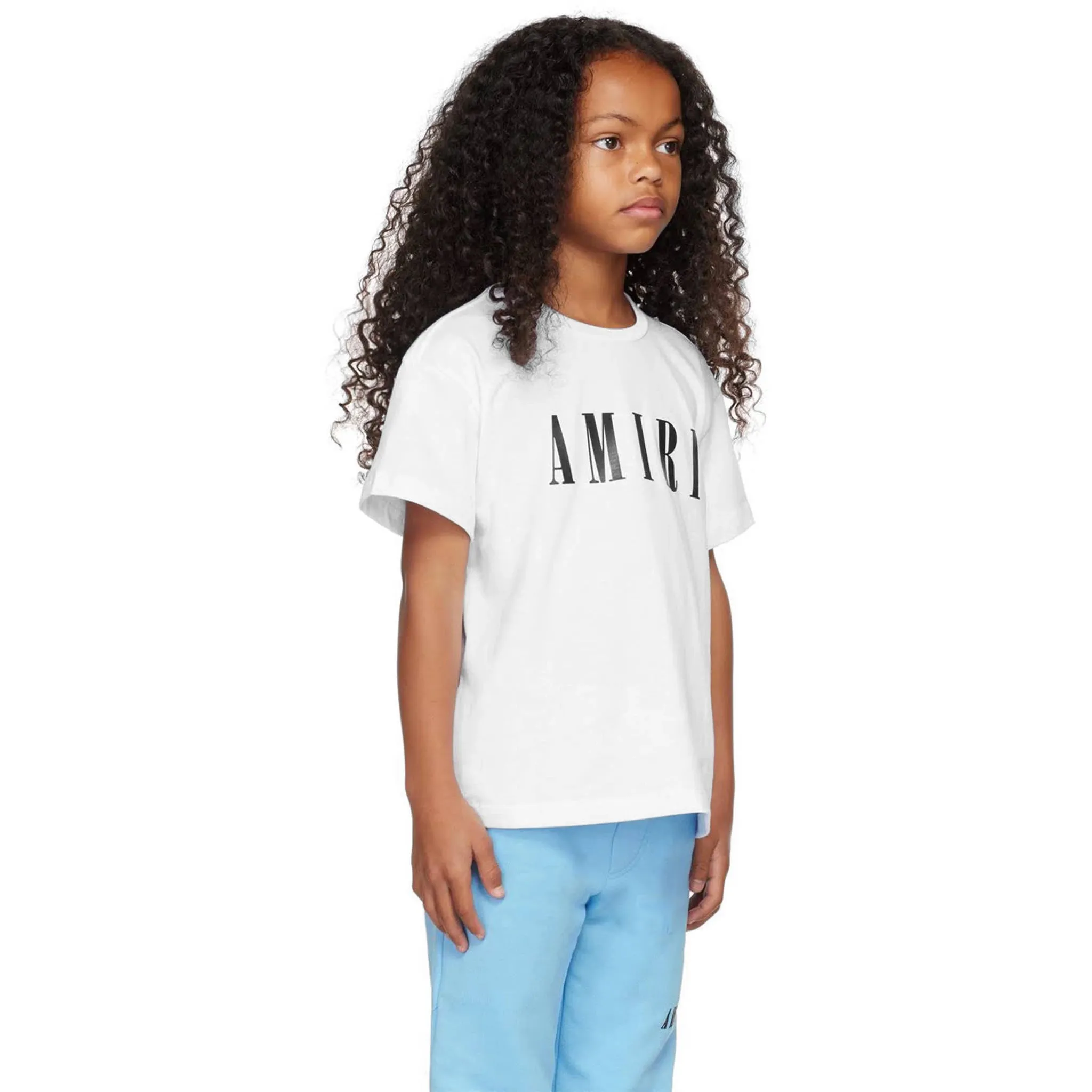 Amiri Kids 'Amiri' White T Shirt
