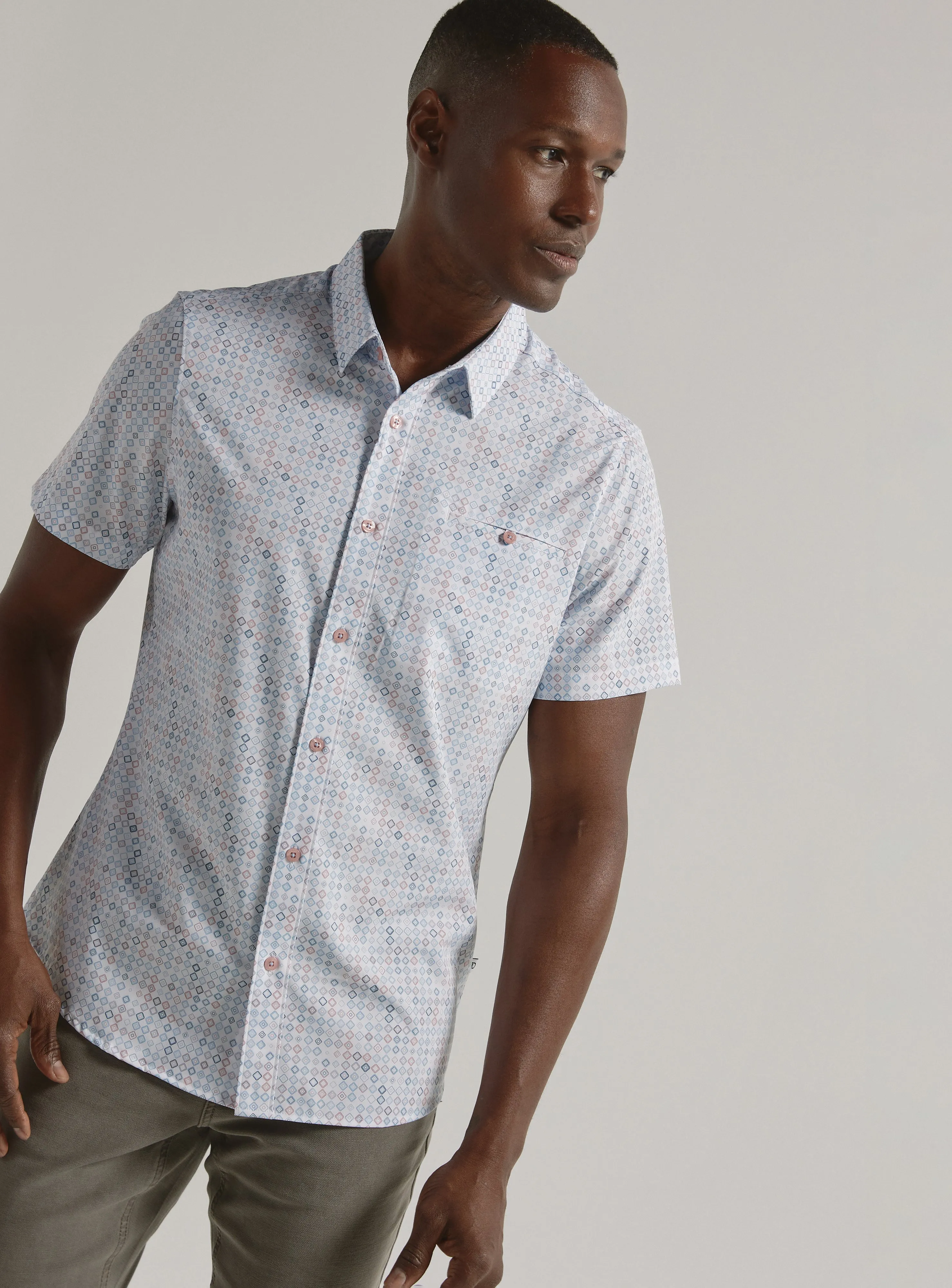 Belgrade Short Sleeve Shirt Rose