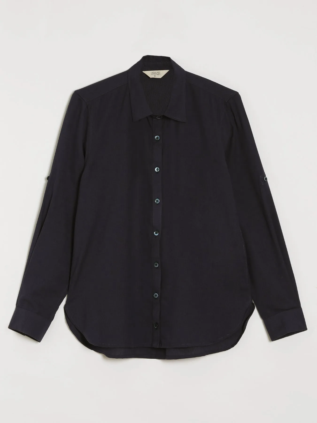 Black Airy-Linen Shirt