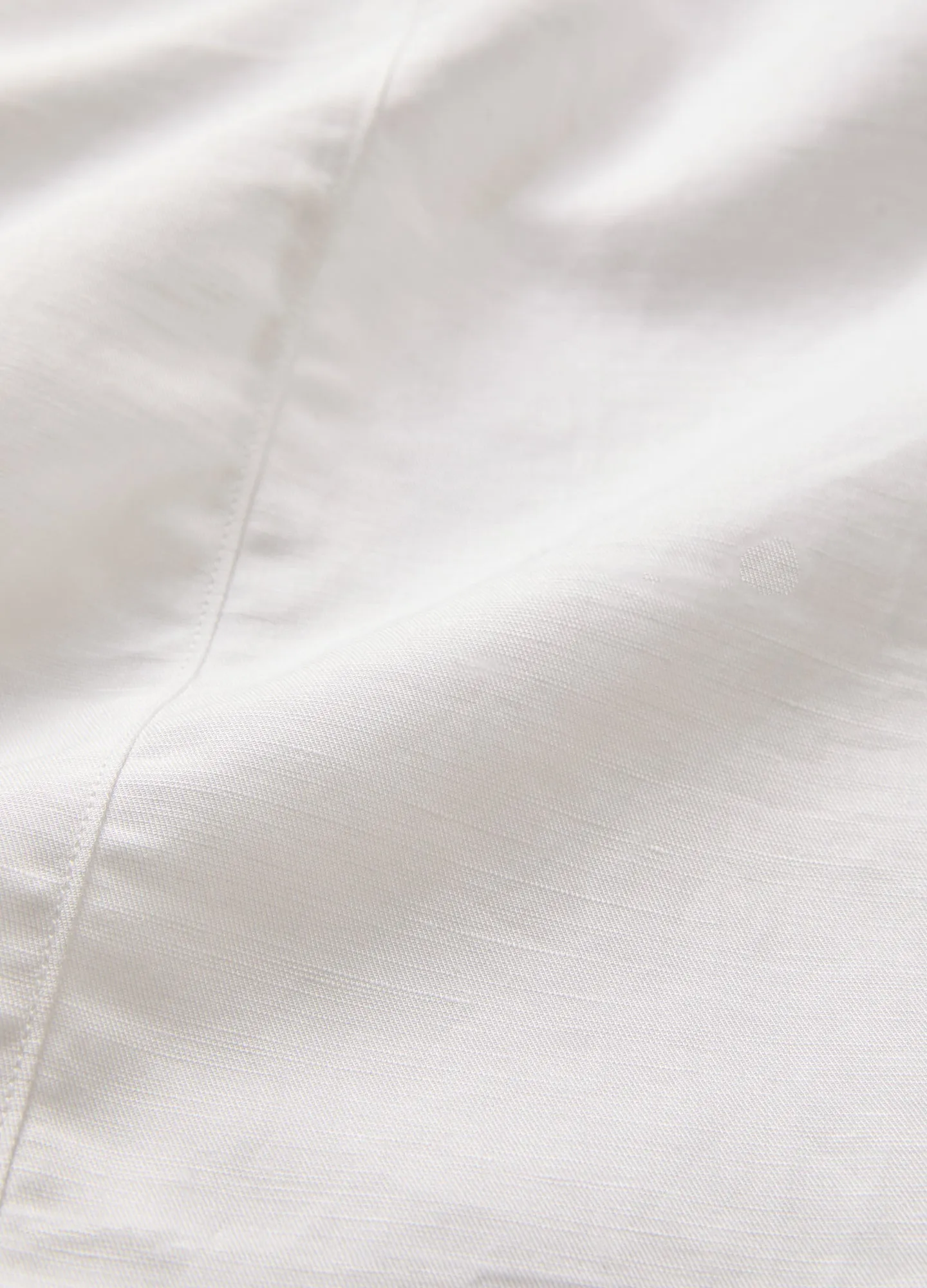 Cotton Linen Shirt White