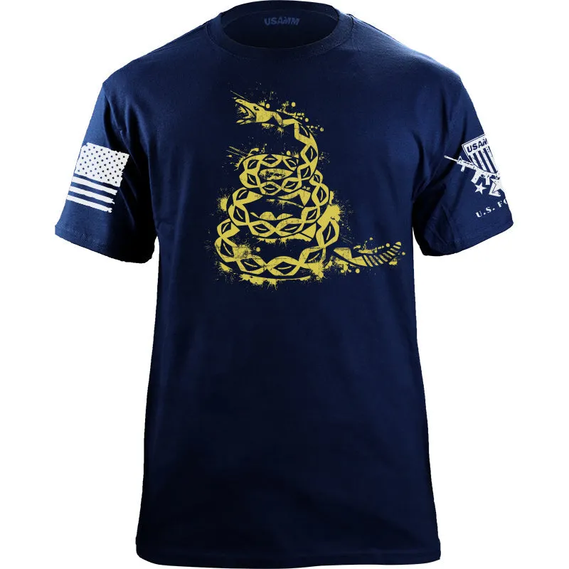Gadsden Snake Splatter T-Shirt