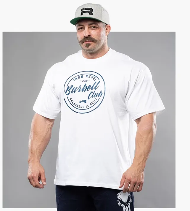 GYM BUDDY BARBELL OVERSIZED WORKOUT TEES