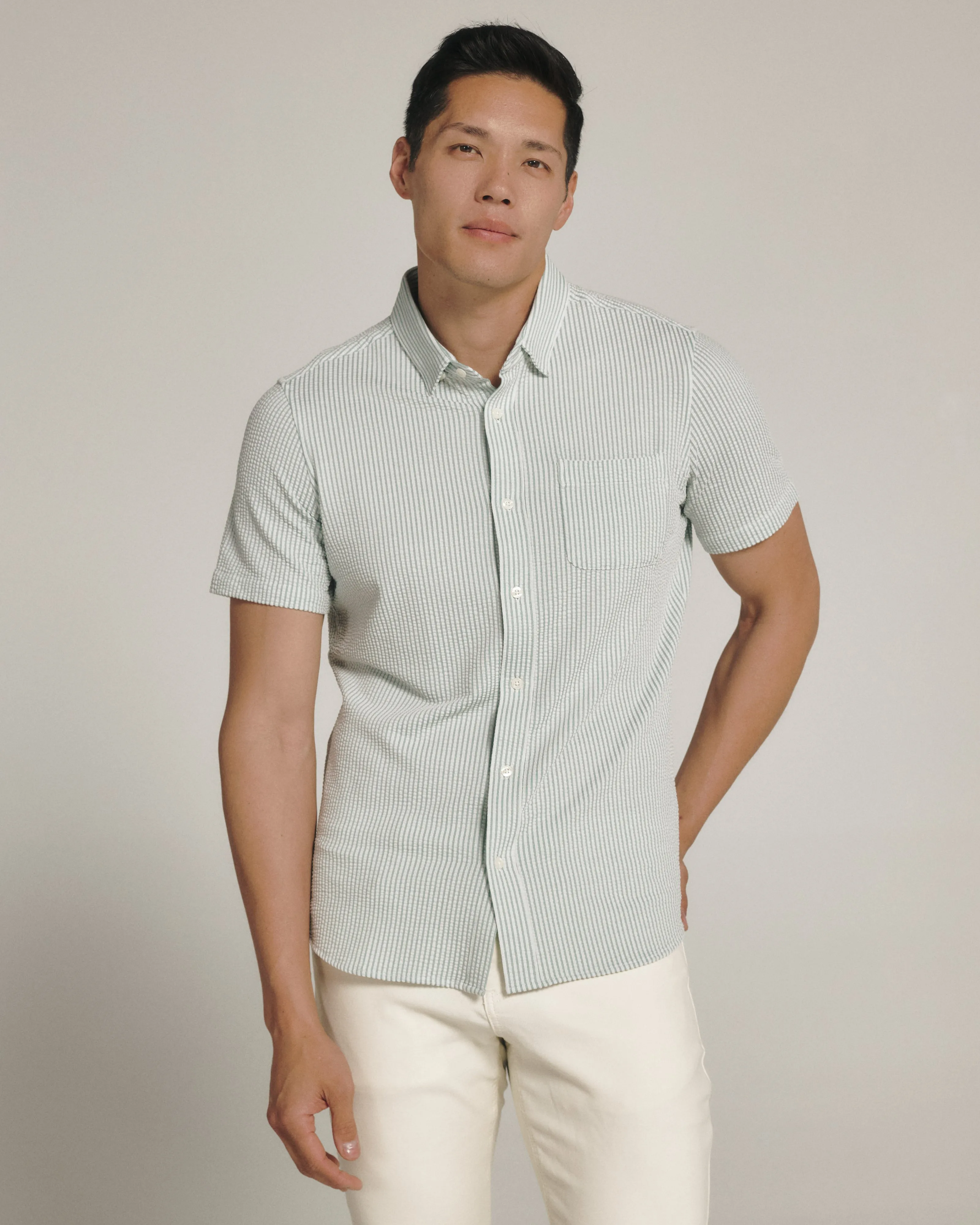 Keaton Seersucker Shirt