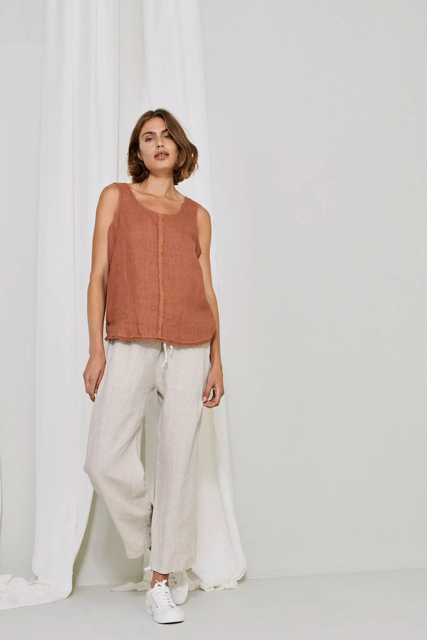 Linen Tank Top