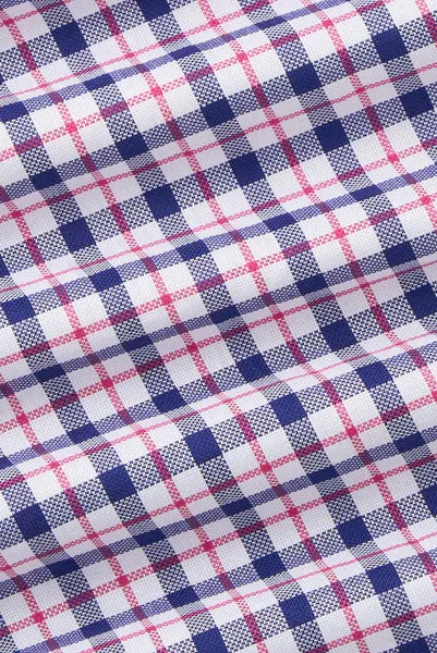 M.J. Bale - Byrne Oxford Shirt - Check - White/Navy/Red