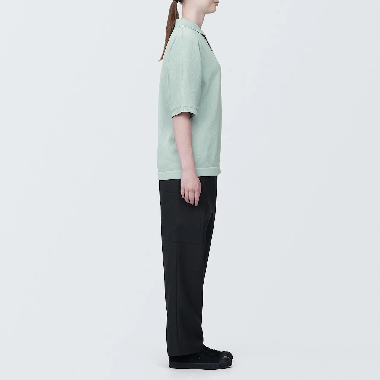 MUJI Labo Quick Dry Knitted Polo Shirt