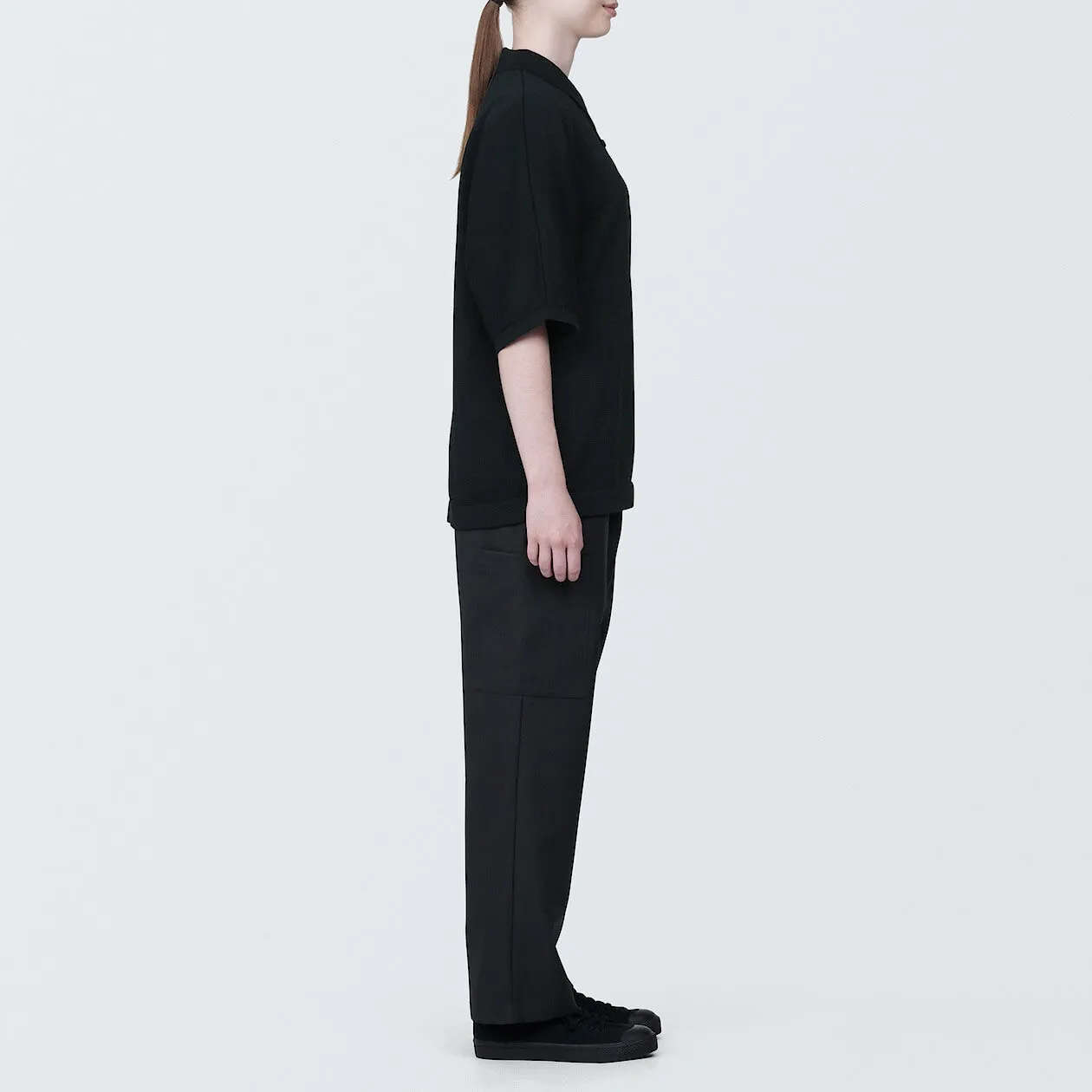 MUJI Labo Quick Dry Knitted Polo Shirt