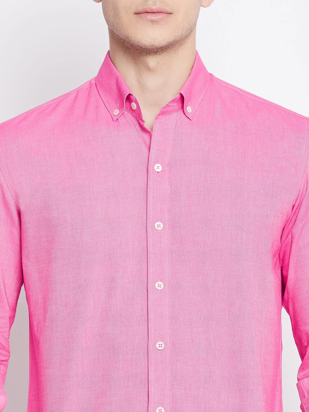Regis Pink Oxford Cotton Shirt