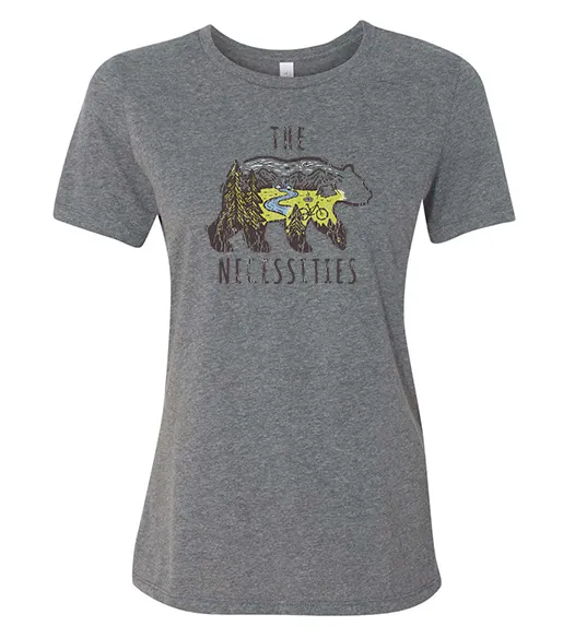 The Bear Necessities Women's Shirt (Heather Grey)