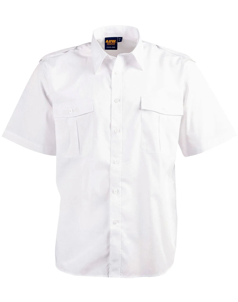 Winning Spirit Men's Short Sleeve Epaulette Shirts (BS06S)
